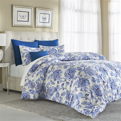 Cannon 7 Piece Comforter Set – Floral Blue