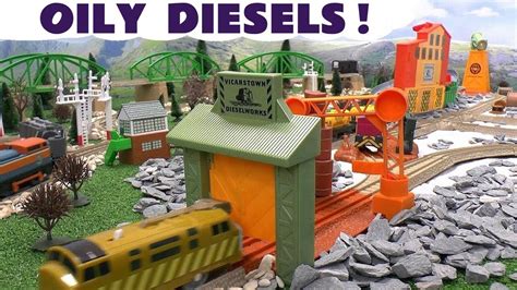 Thomas and Friends Oily Diesel 10 Thomas Y Sus Amigos Toy Train Set ...