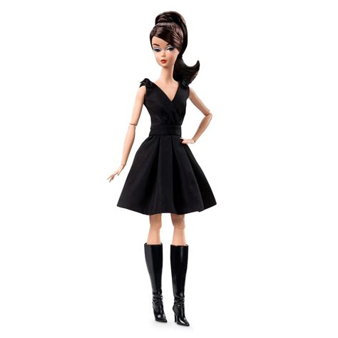 Barbie Collector Fashion Model Doll with Classic Black Dress - Walmart ...