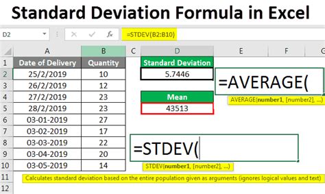 How to Calculate Standard Deviation in Excel - Gadgetswright