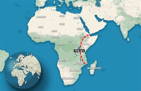 Could Africa split in HALF? 2,000-mile crack is widening by one inch ...