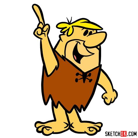 Drawing Stone-Age Sidekicks: How to Draw Barney Rubble