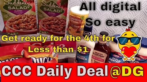 Dollar General Best food deals you can do today. - YouTube