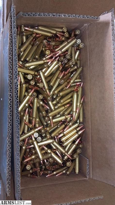 ARMSLIST - For Sale: New 223 FMJ Brass Ammo (1000 bulk)