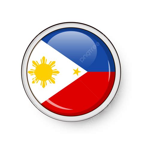 Philippines Circle Flag Vector, Philippines Circle Flag, Circle Flag ...