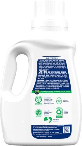 ARM & HAMMER Sensitive Skin Hypoallergenic Liquid Laundry Detergent, 50 ...