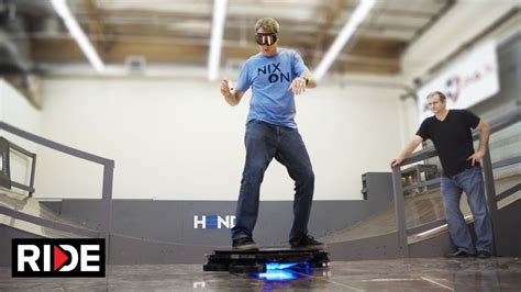 Tony Hawk Rides World's First Real Hoverboard - Hendo Hover - YouTube