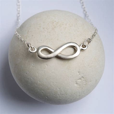 silver infinity symbol necklace by lily charmed | notonthehighstreet.com