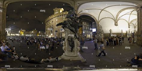 360° view of Piazza della Signoria - Alamy