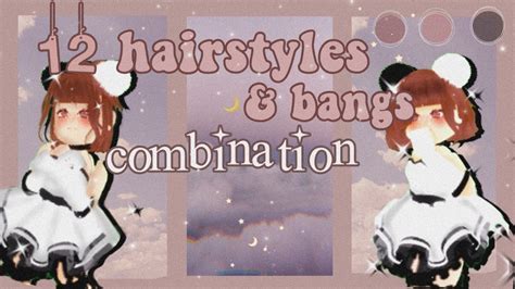 12 royale high hairstyles & bangs combination [part 2] - YouTube