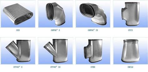 Oval Spiral Air Duct And Fittings Manufacturer-supplier China