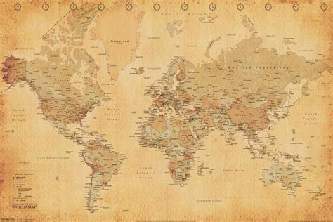 The Best World Map Posters In 2022 - Vivid Maps