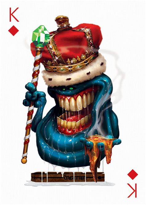 King of Diamonds by Saturno (THE CREATTER) | Playing cards art, Playing ...