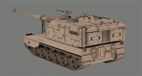 Chinese PLZ 05 Howitzer 3D Model $199 - .obj .max .fbx .3ds - Free3D