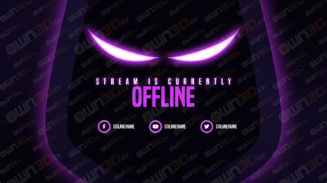 12 of The Best Twitch Offline Banner Templates