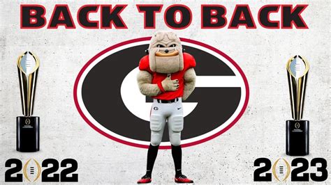 Georgia Bulldogs Win Back-To-Back National Championships! | UGA Is The ...