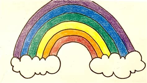 How to draw a rainbow - YouTube