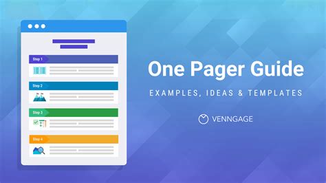 One Pager Guide: Examples, Ideas and Templates - Venngage