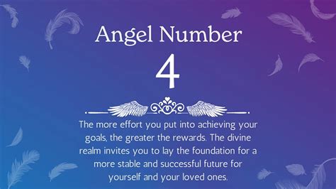 Angel Number 4 Meaning and Symbolism - Numerology Sign