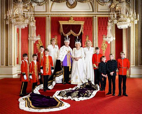 King Charles Poses with Prince William, Prince George Coronation Photo