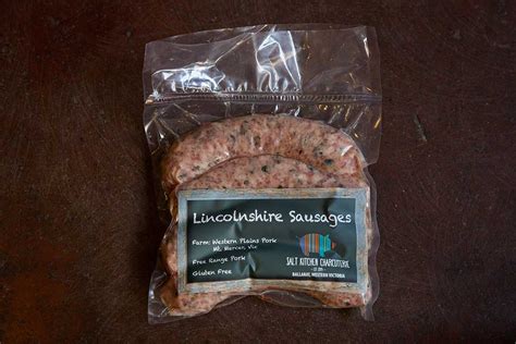 Lincolnshire Sausages - Salt Kitchen Charcuterie local handmade produce ...