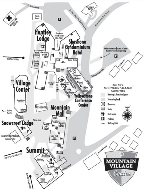 Big Sky Resort Montana Map - Map