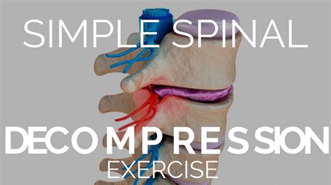 Simple Spinal decompression exercise - YouTube