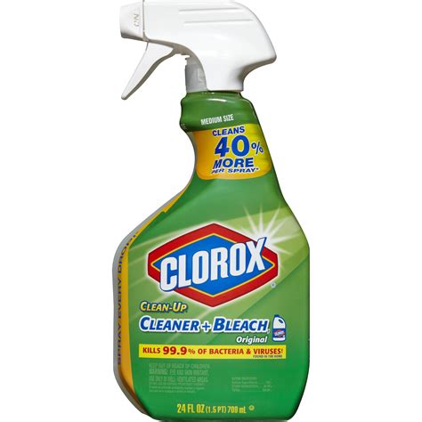 Clorox Clean-Up All Purpose Cleaner with Bleach, Spray Bottle, Original ...