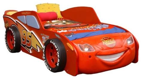 Lightning McQueen Racing Twin Car Bed - Contemporary - Kids Beds - by ...