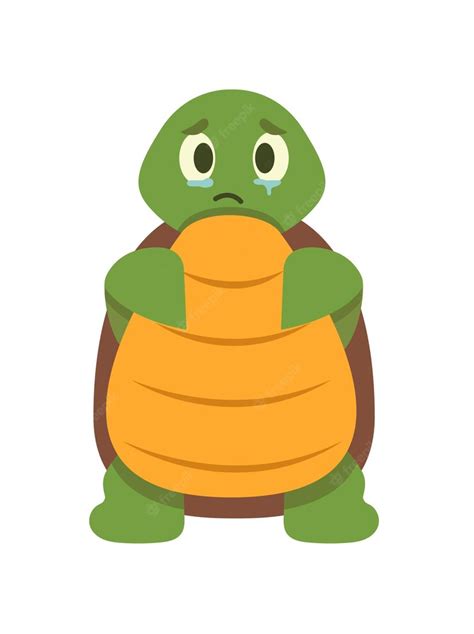 Premium Vector | Concept Cartoon turtle This illustration depicts a ...