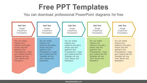 Communication flow chart Powerpoint slide Design Template for free