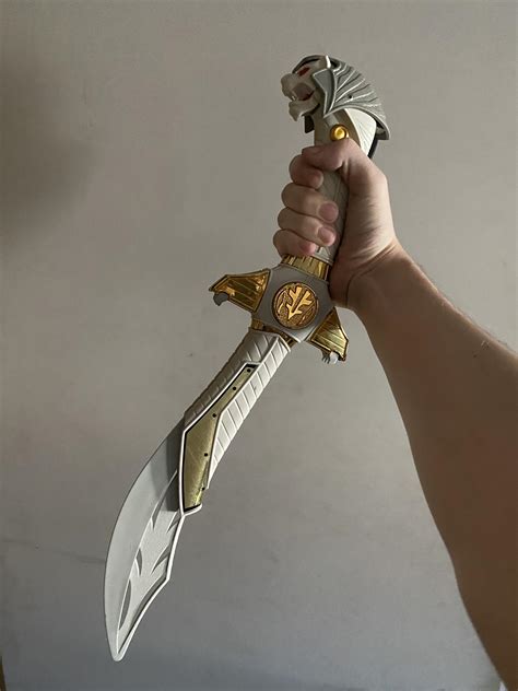 Found my White Ranger Saba sword, still works too. : r/nostalgia