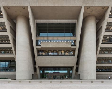 DALLAS CITY HALL | TEXAS | I.M. PEI | 1977 | Architecture, Brutalist ...