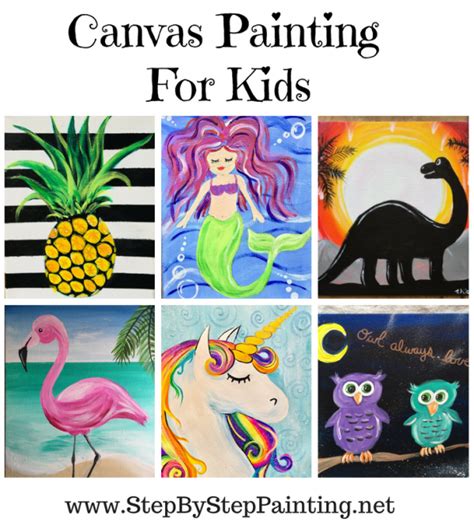 Painting For Kids - Step By Step Canvas Painting - Online Tutorials