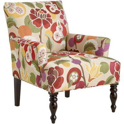 Floral Accent Chairs With Arms - LindaTanner