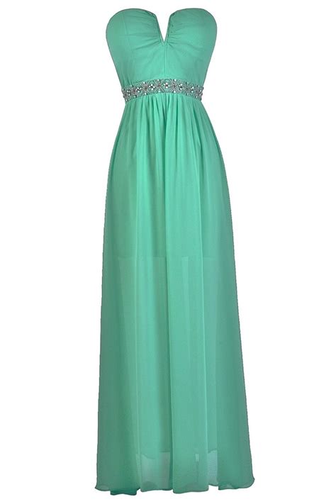 Jade Green Beaded Maxi Dress, Cute Maxi Dress Online, Jade Green ...