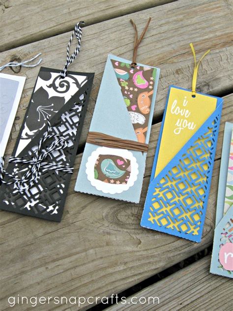 Ginger Snap Crafts: pocket bookmarks {with Lifestyle Crafts}