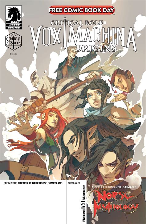 Critical Role: Vox Machina Origins Free Comic Book Day Cover Revealed ...