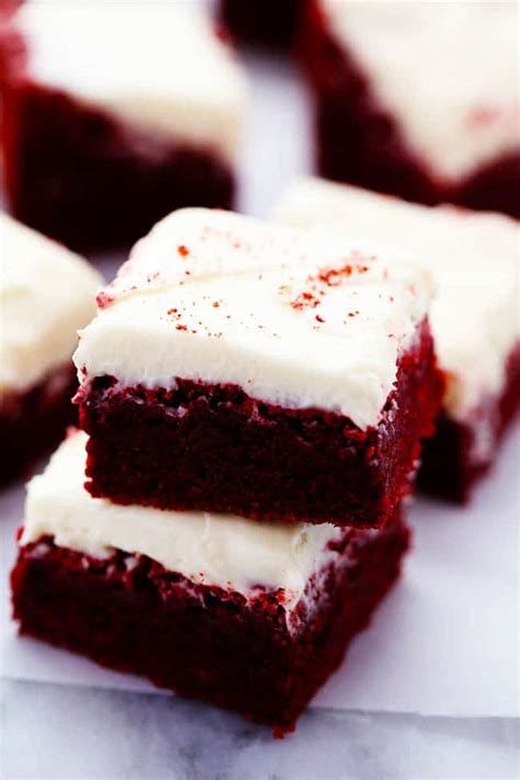 Red Velvet Brownies with Cream Cheese Frosting | The Recipe Critic