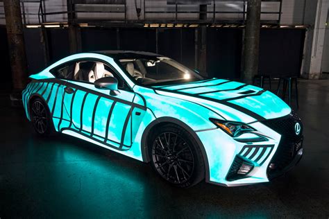 Lexus Previews RC F With Dynamic Glow-in-the-dark Paint - GTspirit