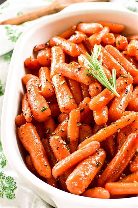 Honey Glazed Carrots | Carrot recipes, Honey glazed roasted carrots ...