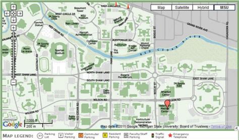 Msu Campus Map Pdf