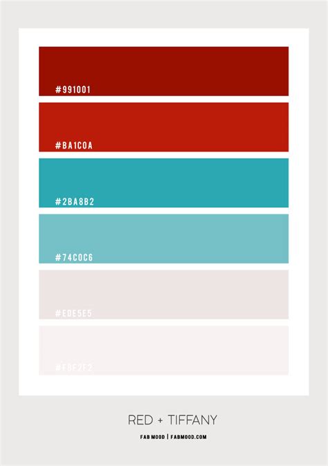 Red and Tiffany Colour Palette #86 1 - Fab Mood | Wedding Color ...