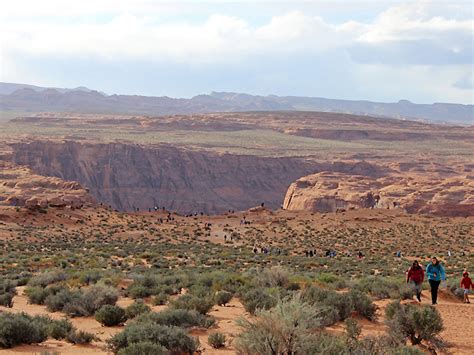 Horseshoe Bend Hiking Trail, AZ: 1000' Views of the Colorado