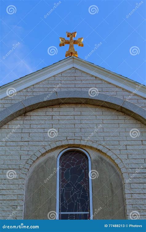 Apostolic Armenian Church Cross Sky Stock Image - Image of belfry ...