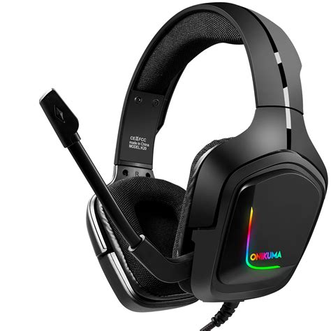 Gaming Headset for PS4, PC, Xbox One Controller, Noise Cancelling Over ...