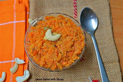 CARROT HALWA WITH KHOYA | Nithya's Kitchen