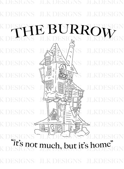 The Burrow Digital Download Design - Etsy