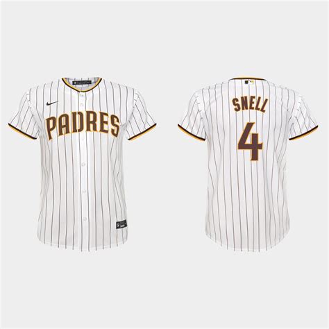 Youth San Diego Padres #4 Blake Snell White Replica Home Jersey - MLB ...