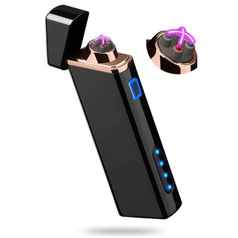 Lighter, Electric Arc Lighter USB Rechargeable Lighter Windproof ...